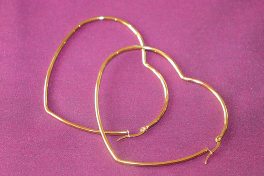 Anti tarnish Golden Ear Rings